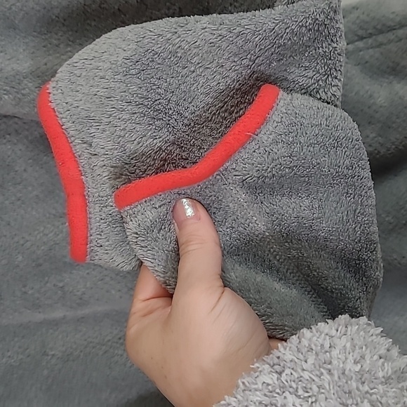 PATAGONIA Re-Tool Snap T Fleece Pull Over Women's - Grey & Red Kangaroo Pocket - Picture 7 of 8